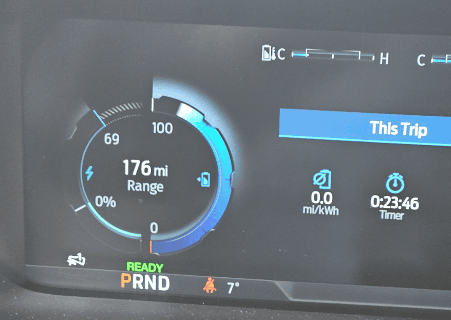 Ford F-150 Lightning Does this reduction in power seem legit? 1705369050596