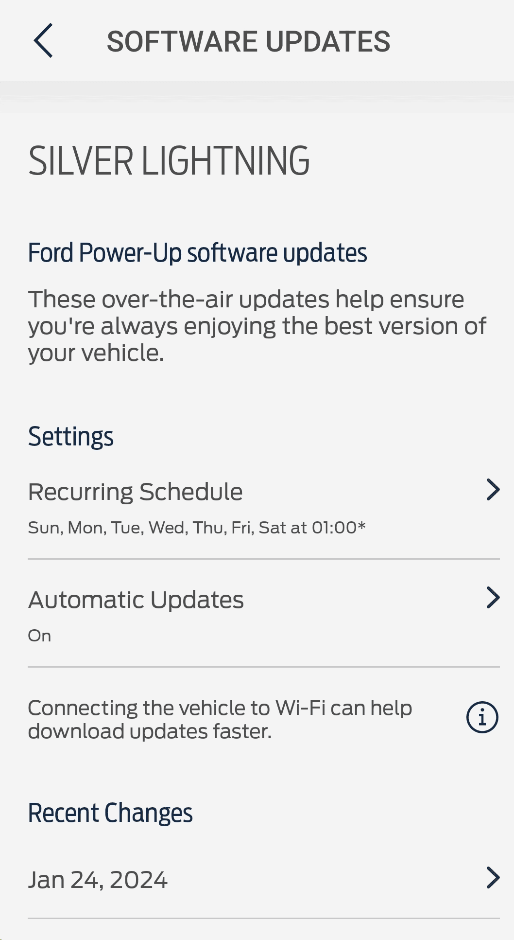 Ford F-150 Lightning I just got an update... 1706382255781