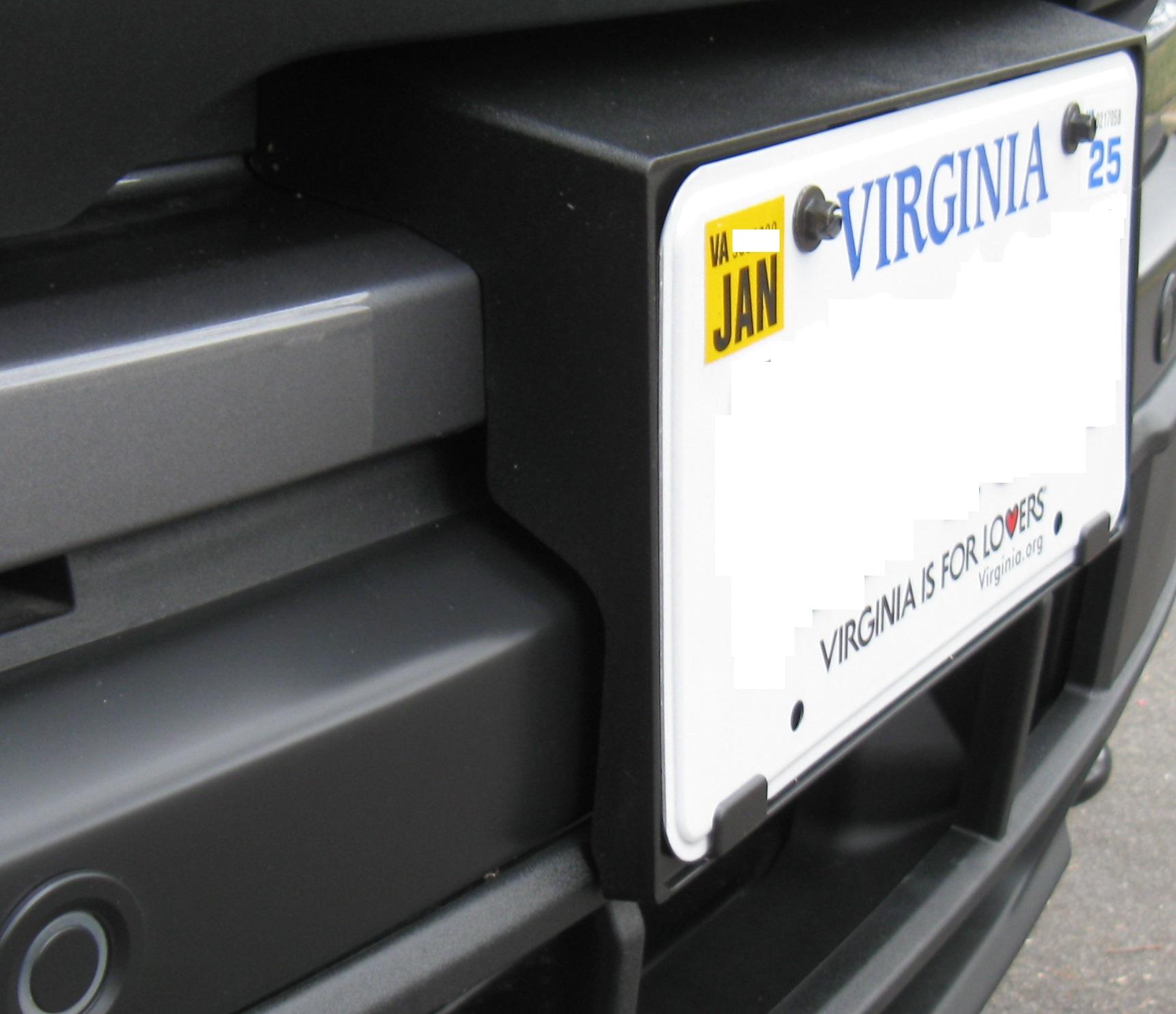 Relocate Front License Plate Holder.  Ford Lightning Forum For F-150  Lightning EV Pickup: News, Owners, Discussions, Community