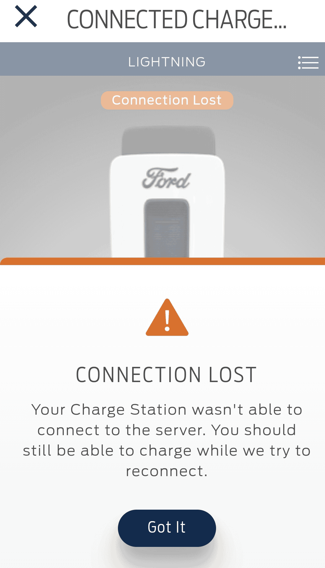 Ford F-150 Lightning ChargePoint not found 1708026373287