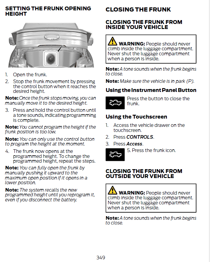 Ford F-150 Lightning Frunk issues 1708555958551