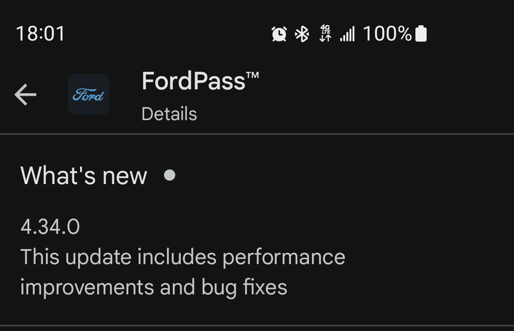 Ford F-150 Lightning FordPass Update 4.34.0 -- Performance & bug fixes 1711058969031-6v