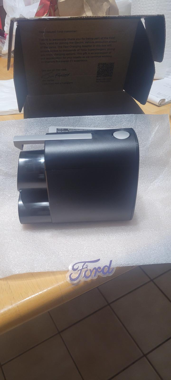 Ford F-150 Lightning Free Ford NACS adapters are arriving! My order #813 arrived today! 17125184841556805675133696306694