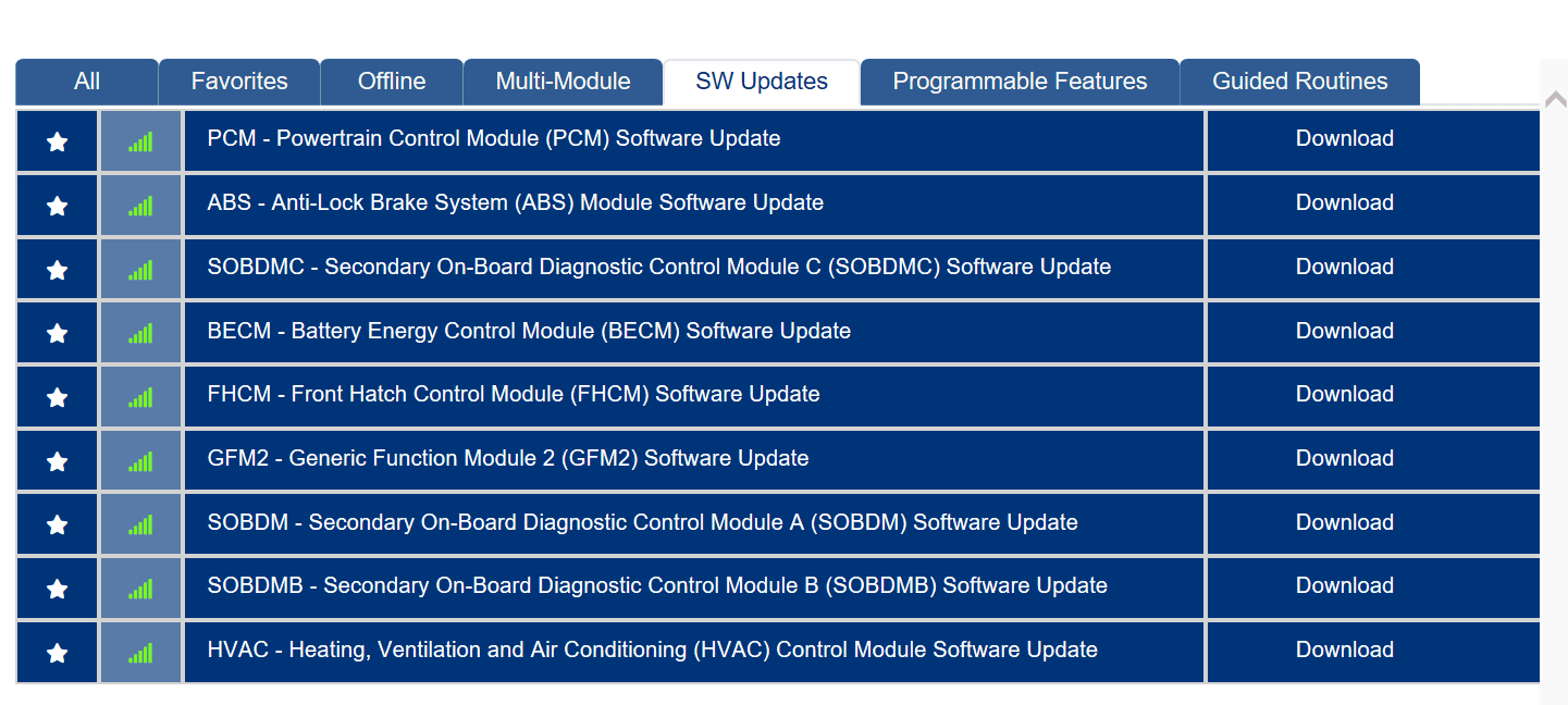 Ford F-150 Lightning Lightning Software Updates using FDRS 1713111212215-ax