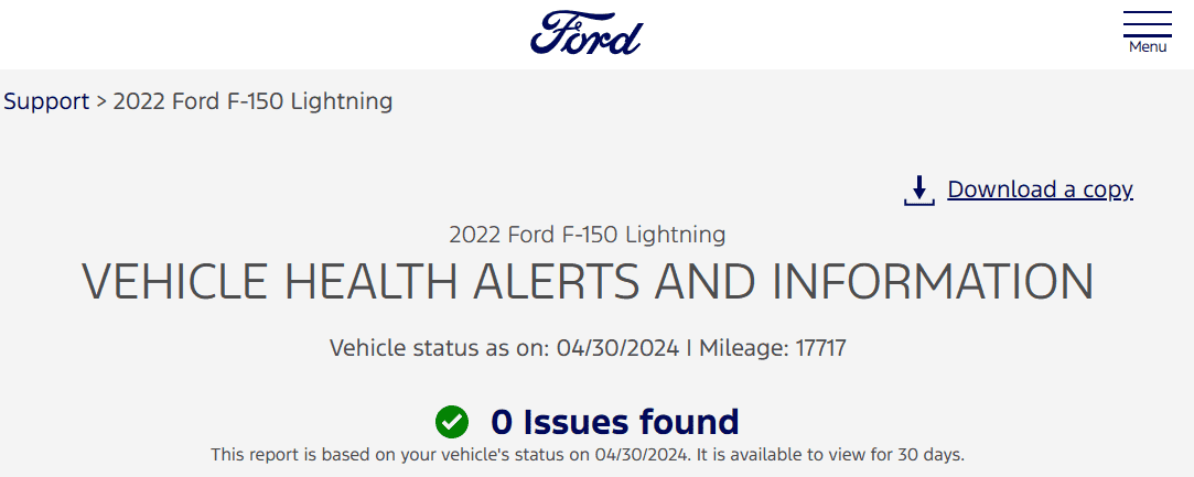 Ford F-150 Lightning My Ford.com account no longer shows 12 volt percentage 1714509112806-bh