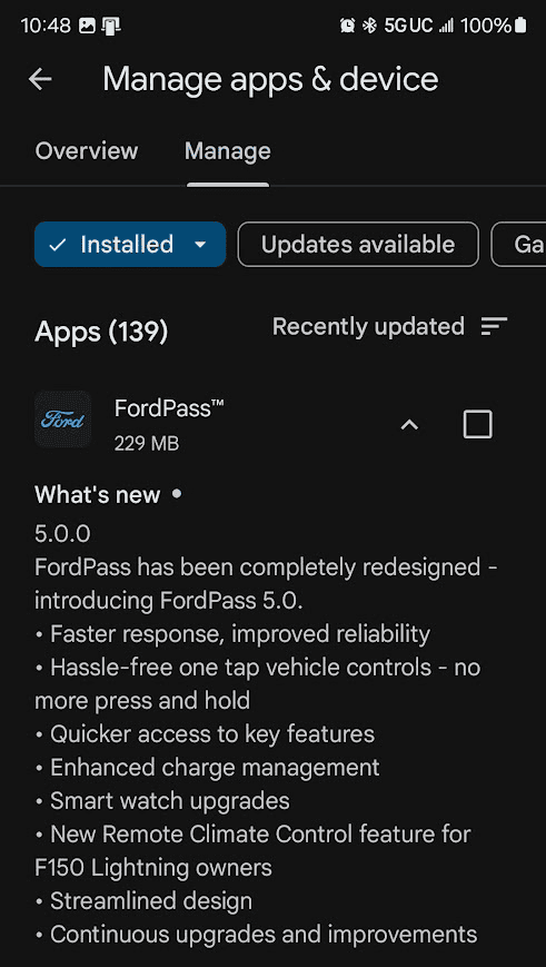 Ford F-150 Lightning FordPass Update 5.0.0 -- Complete Redesign [5.0.3] bug-fix 1716475913932-s4