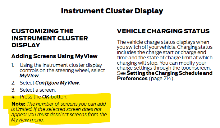 Ford F-150 Lightning unable to access Calm Screen 1717729911344-ti