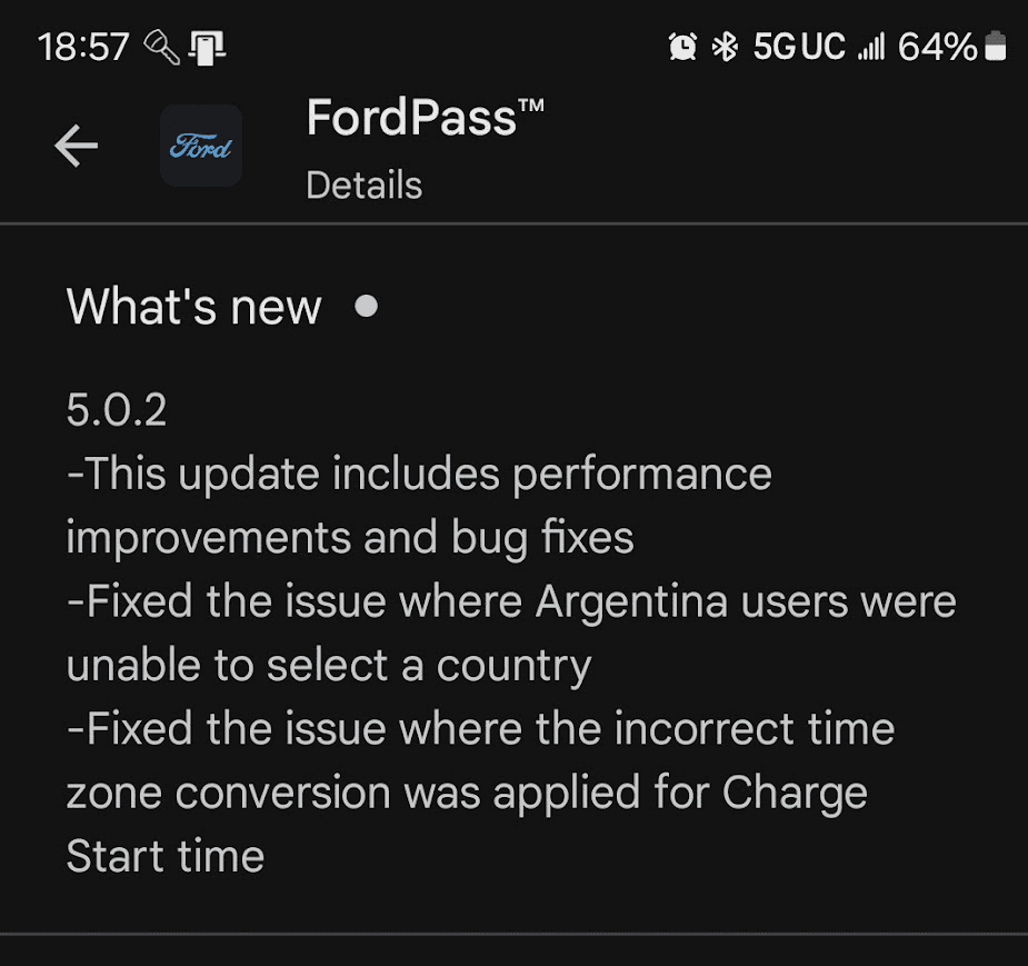 Ford F-150 Lightning FordPass app closing in background IOS 1717801091750-dy