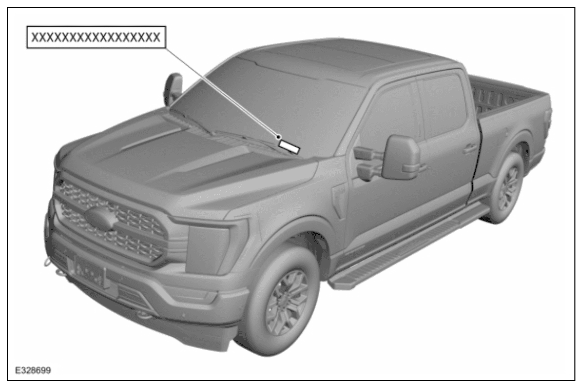 Ford F-150 Lightning Can't find VIN number on F150 Lightning 1718892129594-44