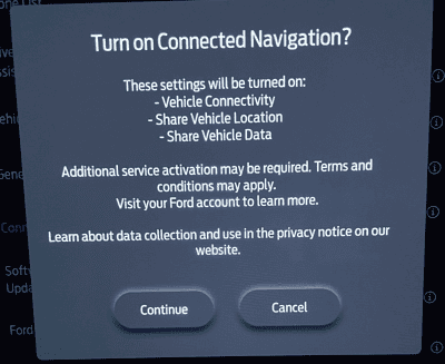 Ford F-150 Lightning Connected Sync 4 Navigation monthly cost? [2024+] 1723756973751-c1