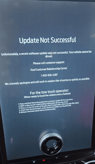 Ford F-150 Lightning My lightning got BRICKED with the software update. WILL NOT START. 1725038430955-k9