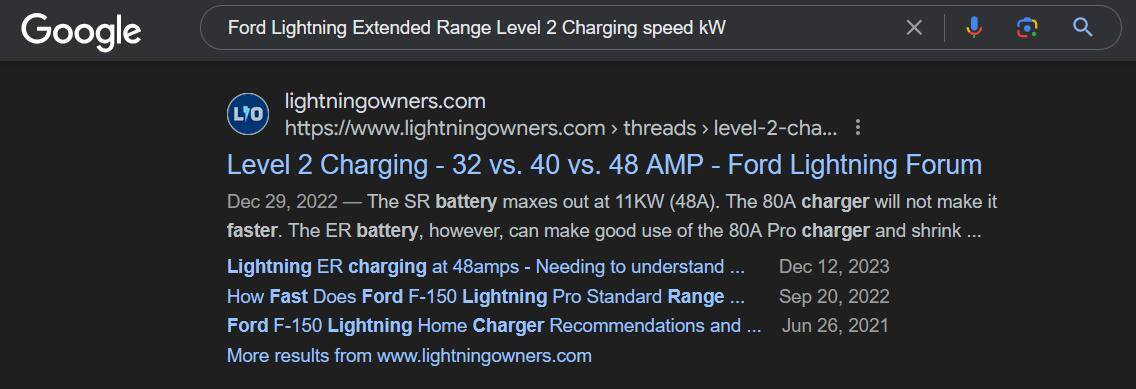 Ford F-150 Lightning Lightning Won’t Accept More Than 46A From Grizzl-E Ultimate 80A Charger 1726347967772-im