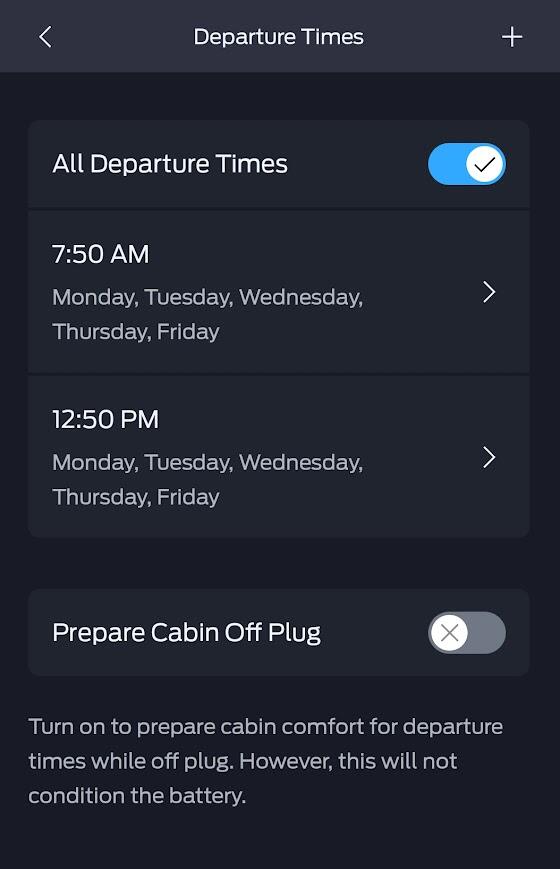 Ford F-150 Lightning Pre Departure Conditioning on App does not happen 1728486271617-ov