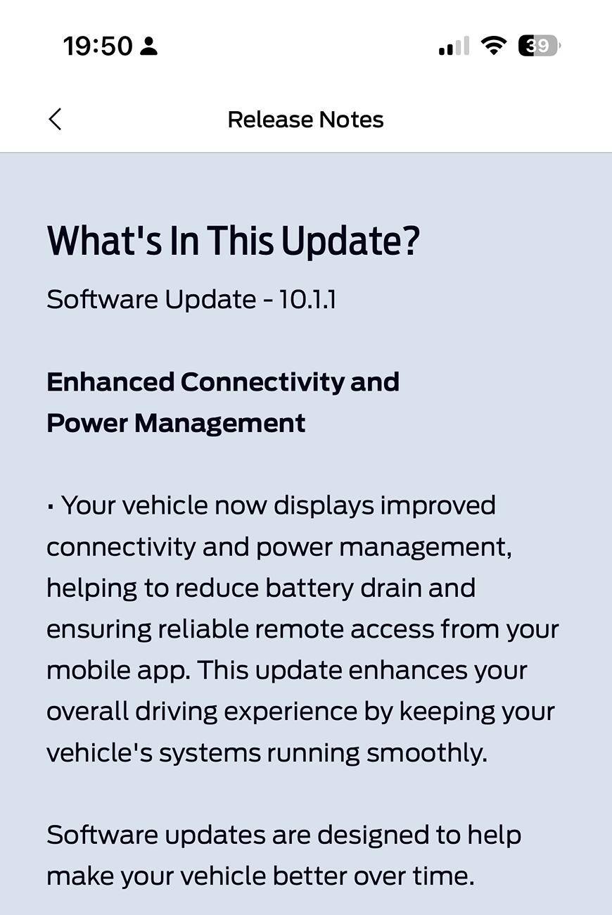 Ford F-150 Lightning OTA Software Update - 10.1.1 - Enhanced Conn & Power Management adds karaoke app 1729641651902-t2