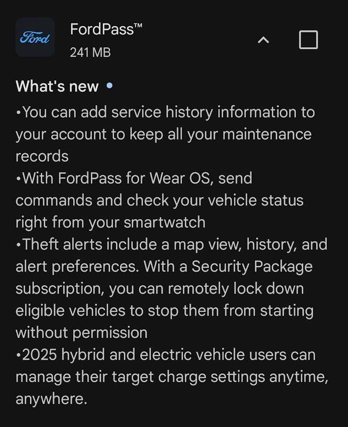 Ford F-150 Lightning FordPass app 5.9.0 released for Android 1733864082429-hv