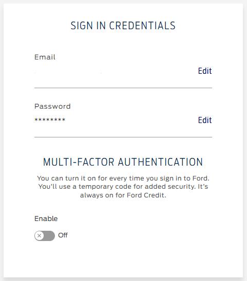 Ford F-150 Lightning Ford.com Multi‑Factor Authentication 1734573881141-zk