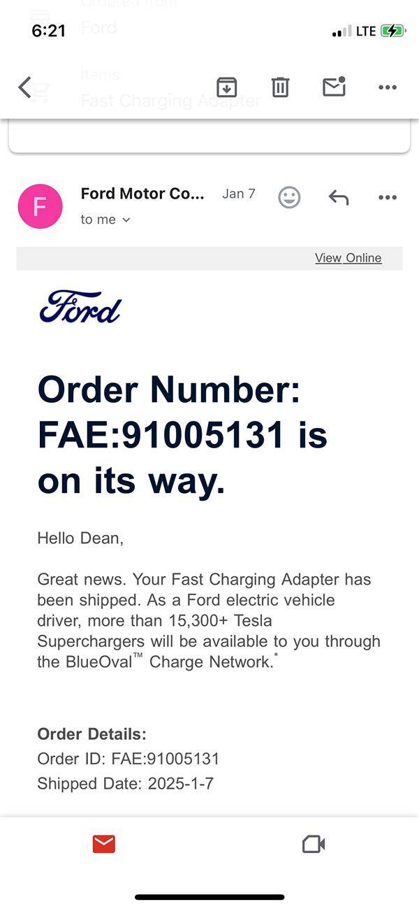 Ford F-150 Lightning Tesla NACS Adapter Recall / Replacement Notice (10/24/24) 1736339171856-1e