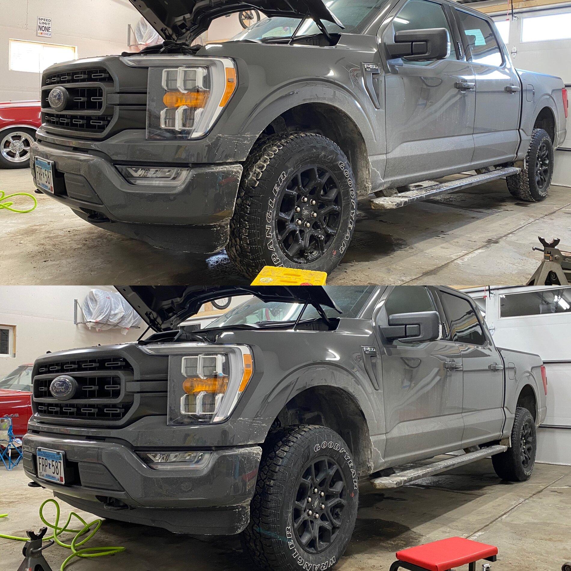 Ford F-150 Lightning 2.5” Supreme Suspension Leveling Kit Installed 1736DC70-DE68-4B04-AB8C-FD88E6E94494