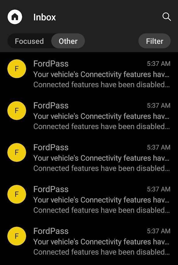 Ford F-150 Lightning "Feature Disabled" message when I tap on ProPower Onboard in infotainment 1737384470155-q0