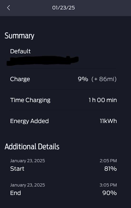 Ford F-150 Lightning + - IN MY CHARGING HISTORY 1737668033774-07