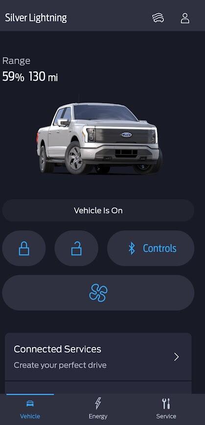 Ford F-150 Lightning Services for remote climate start & charge monitoring failed today 1738855285083-e