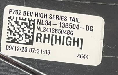 Ford F-150 Lightning Broken rear tail light (my fault) - instructions on how to move BIS sensor to new tail light 1738947113819-63