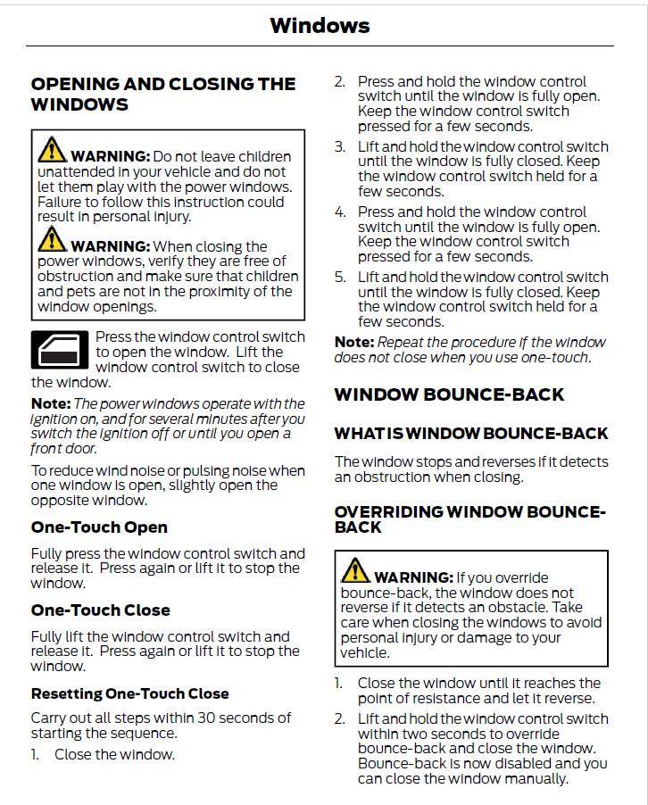 Ford F-150 Lightning Driver window misbehaving 1739406118106-yw