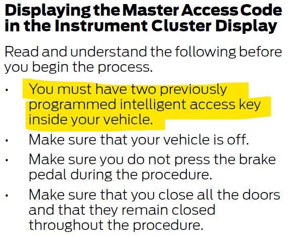 Ford F-150 Lightning Door keypad programming 1739569347120-n6
