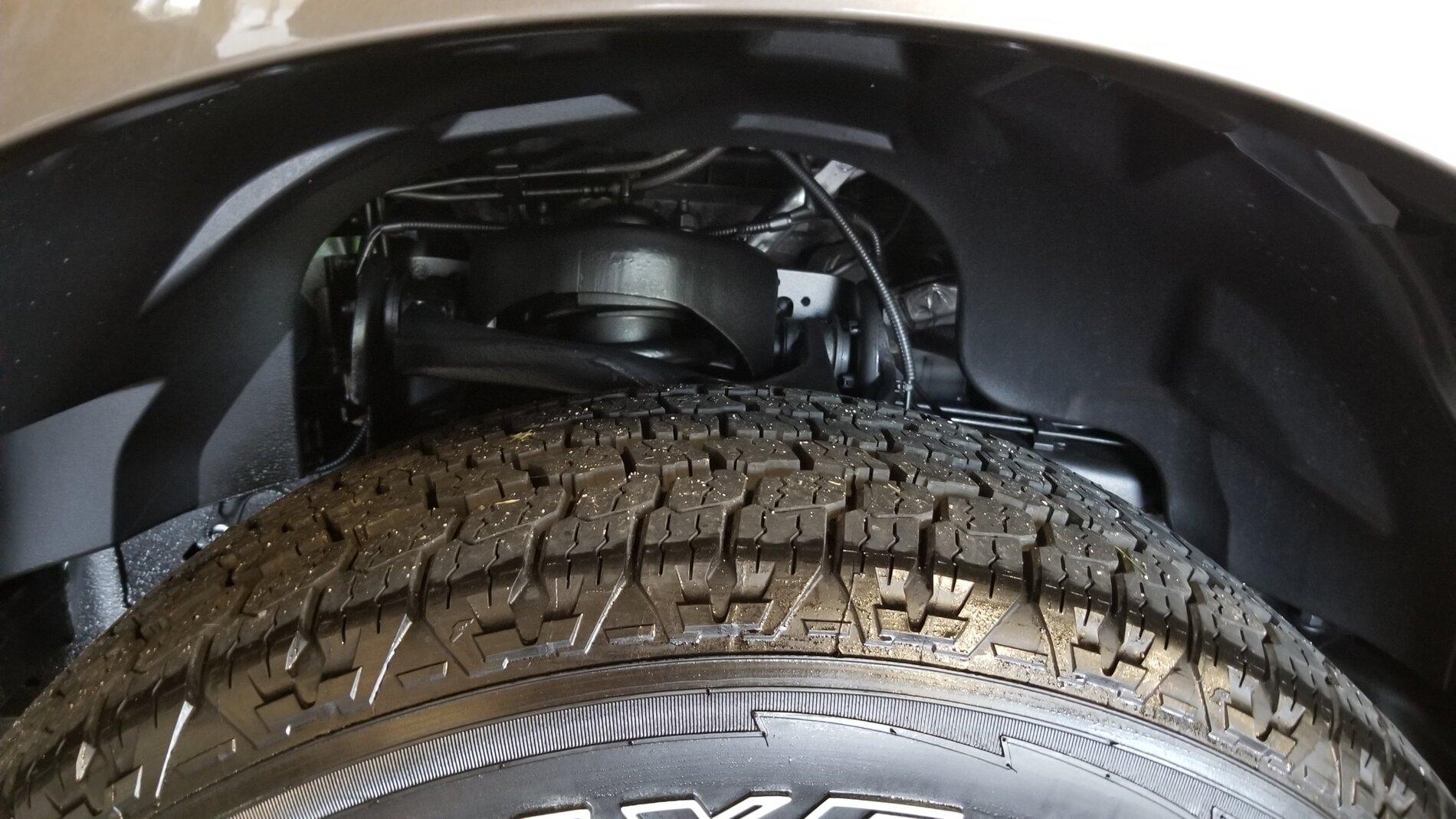 Ford F-150 Lightning Has anybody used Line-X rustproofing? 18_Oct 16 - 2018 F150 Soundguard - Front Driver