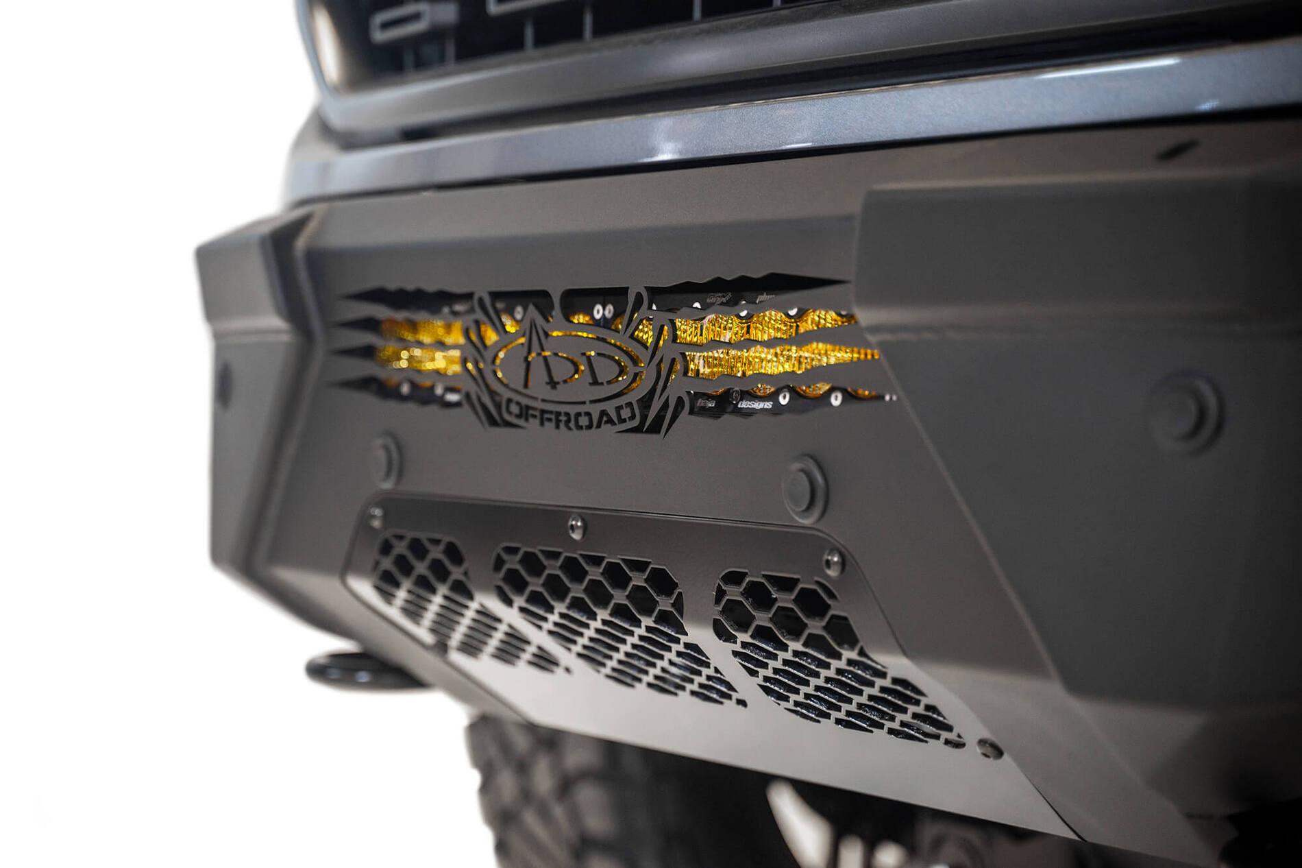 Ford F-150 Lightning Addictive Desert Designs products for 2021 F150: bumpers, steps, racks, etc. 2021-F-150-front-bumper