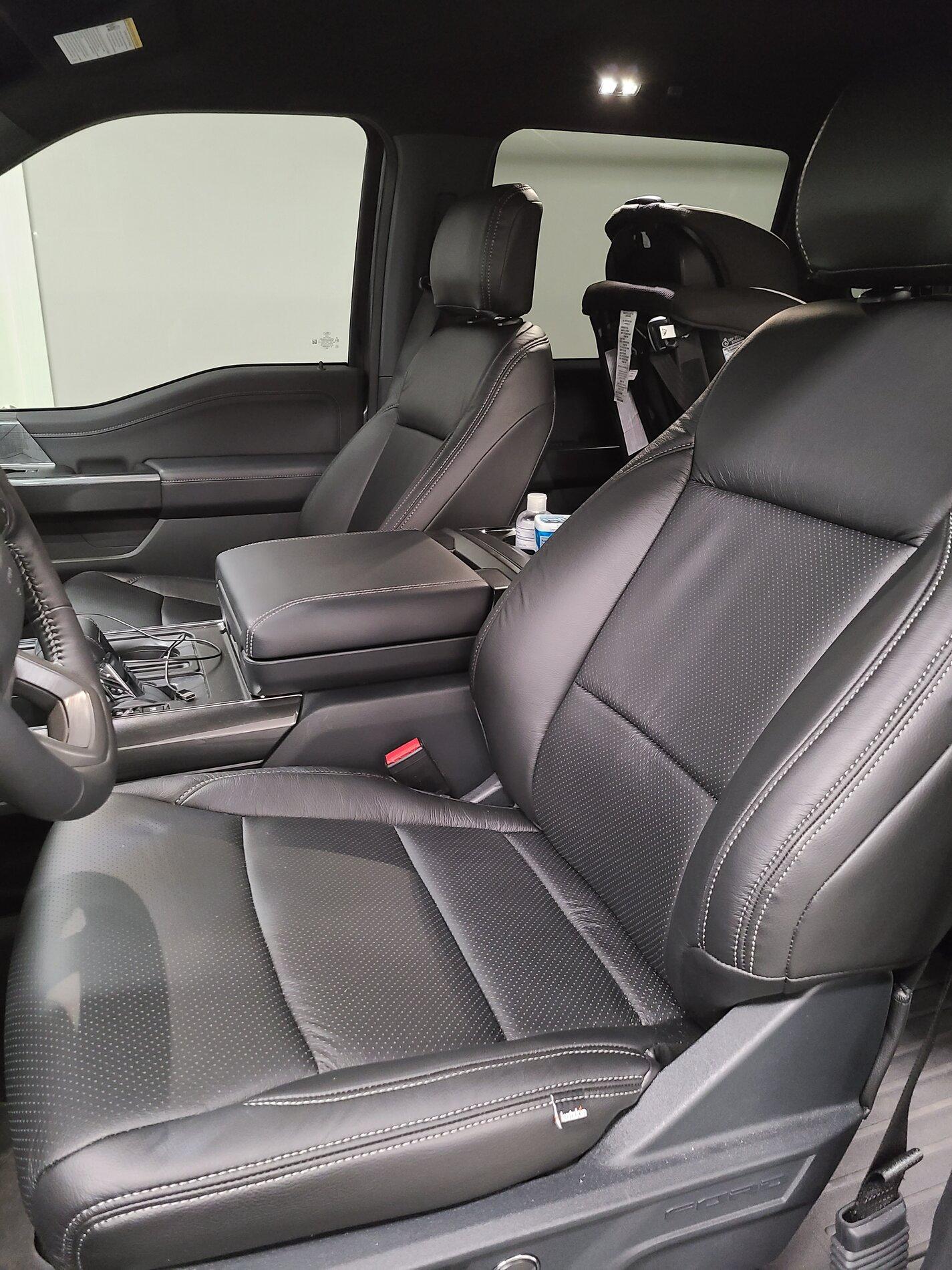 Ford F-150 Lightning Anyone used Katzkin leather in there 2021 F-150 yet? 2021 F-150 Katzkin Leather Seats 10