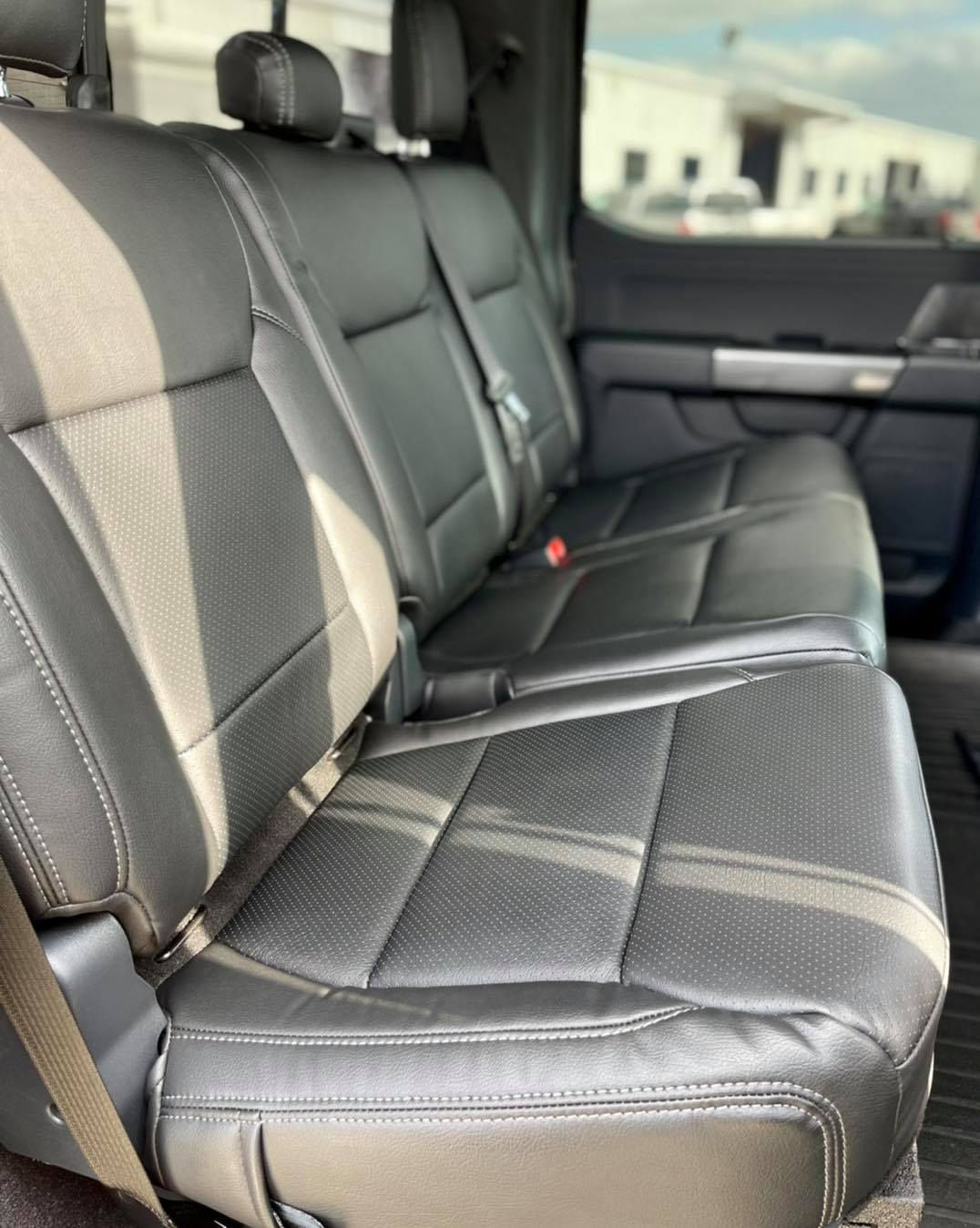 Ford F-150 Lightning Anyone used Katzkin leather in there 2021 F-150 yet? 2021 F-150 Katzkin Leather Seats 4