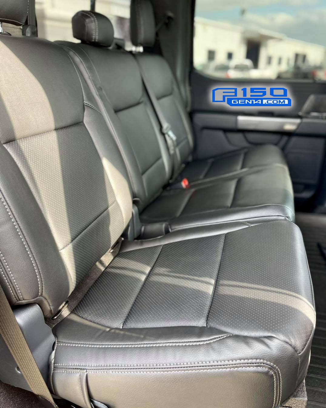 Ford F-150 Lightning Katzkin Leather installed in 2021 F-150 (photos) 2021 F-150 Katzkin Leather Seats 4