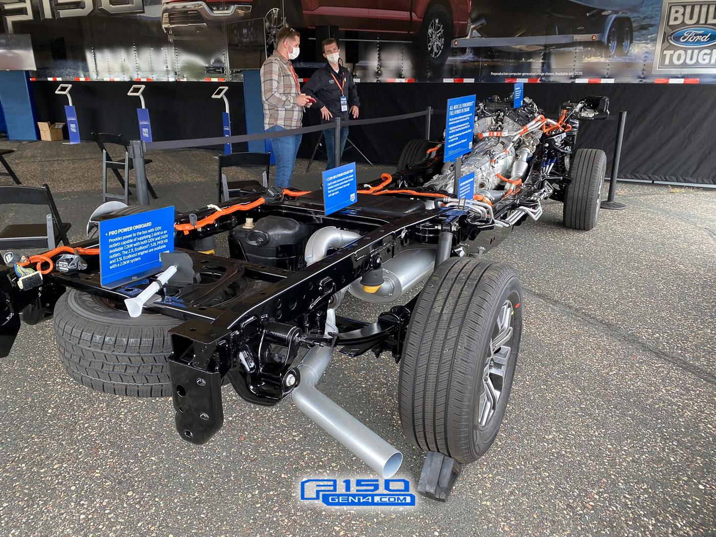 Ford F-150 Lightning PowerBoost Frame and Electric Hybrid Powerplant Shown at Dealer Event 2021 F-150-Powerboost-Frame-1-2