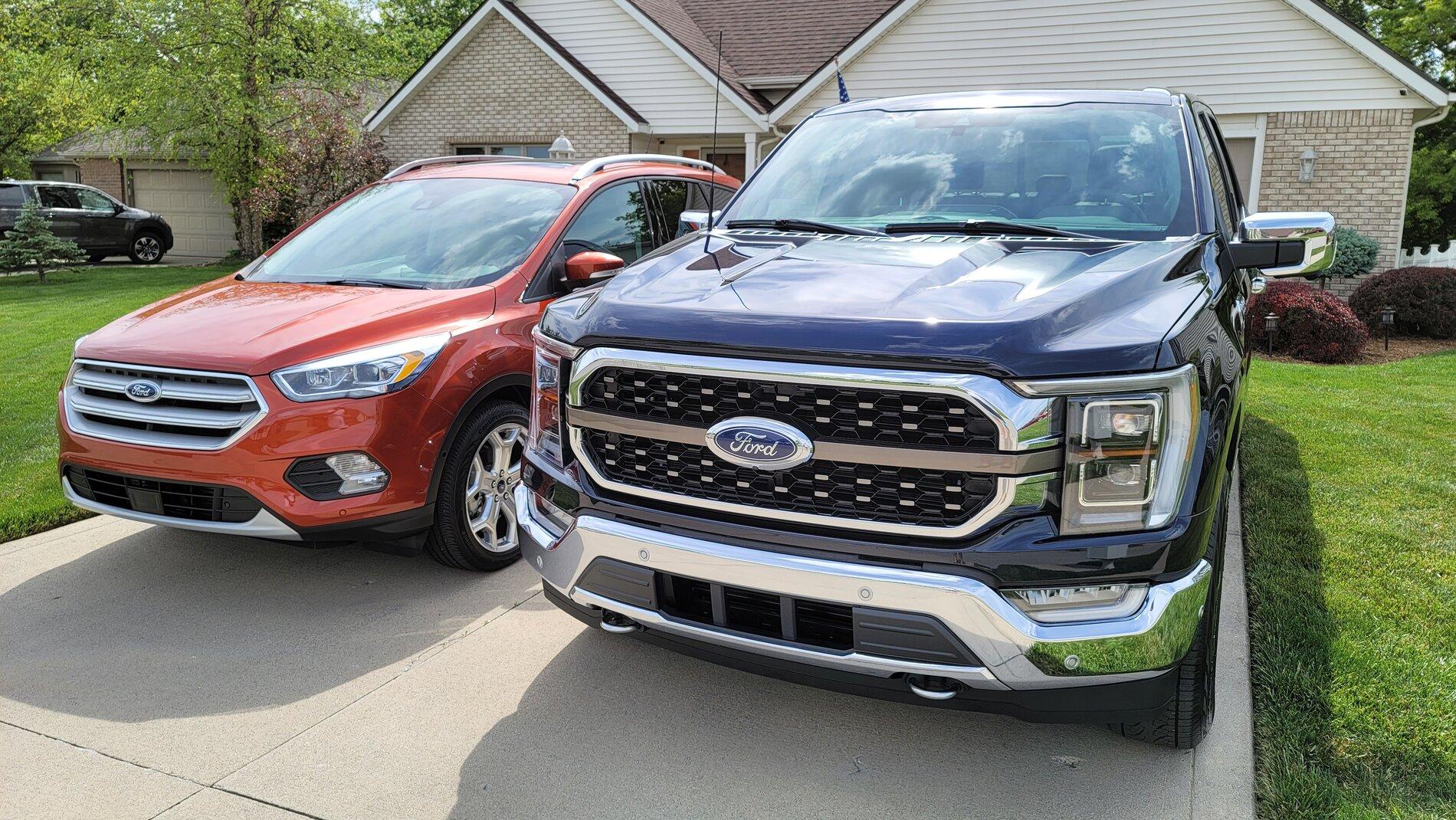 Ford F-150 Lightning Are clear bras worth it? 2021 F150 & 2019 Escape Right Front