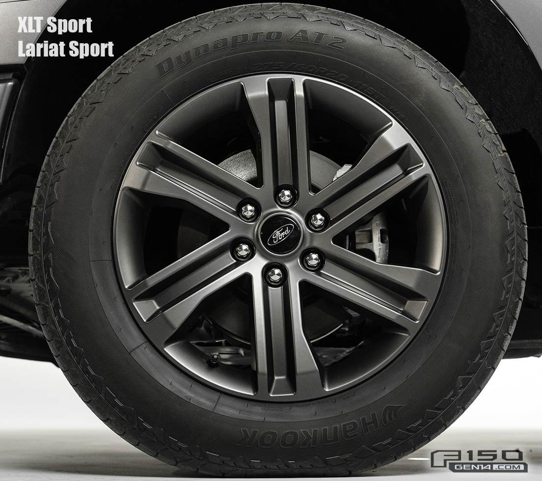 Ford F-150 Lightning Factory Wheels Comparison - 2021 F-150 (XL, STX, XLT, Lariat, King Ranch, Platinum, Limited) 2021-Ford-F-150-Wheels-XLT-Sport-Lariat-Sport