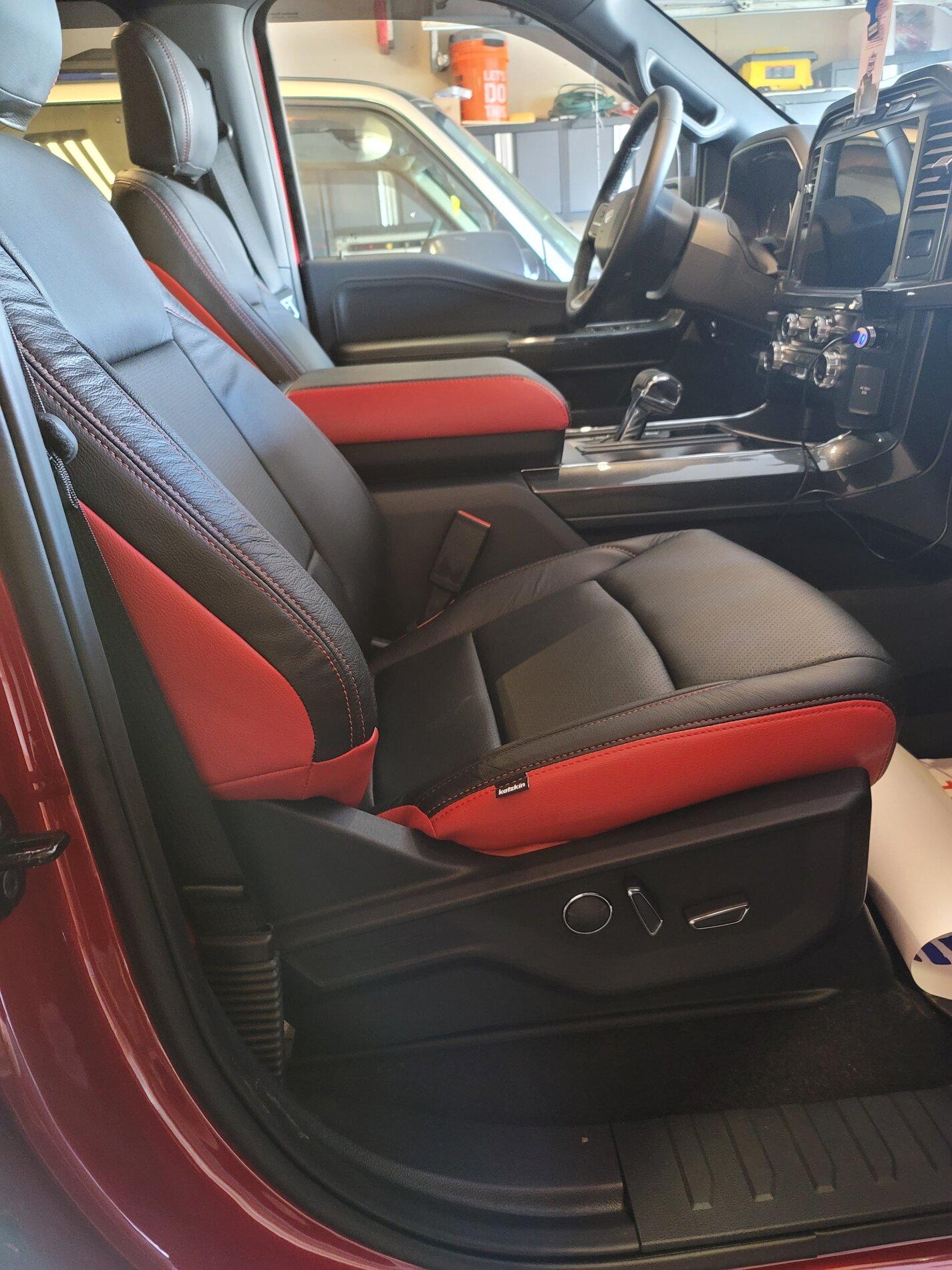 Ford F-150 Lightning Katzkin Leather installed in 2021 F-150 (photos) 20210122_152403