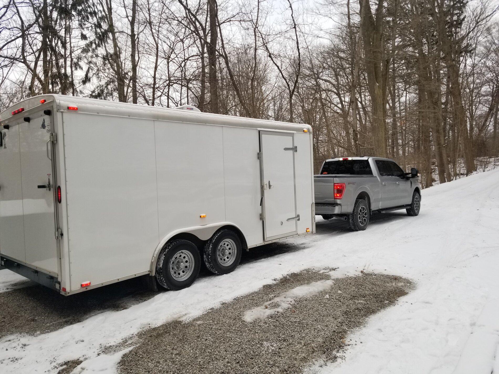 Ford F-150 Lightning Towing the toys 20210122_163609