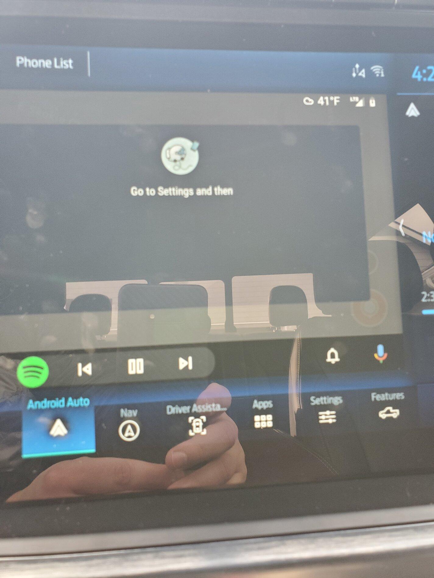 Ford F-150 Lightning Wireless Android Auto not working after latest Samsung update - Android 11 with One UI 3.0 20210219_162721