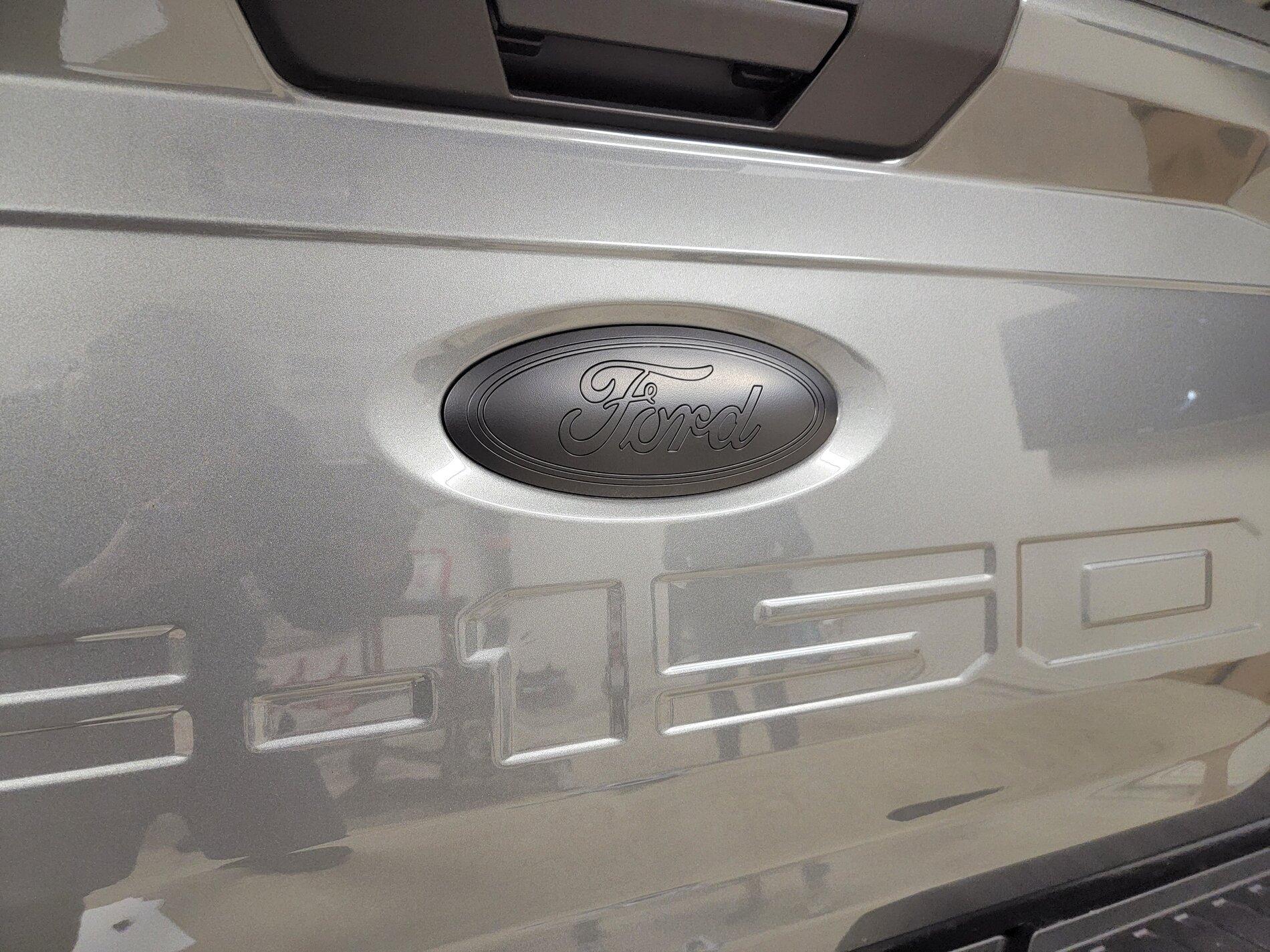 Ford F-150 Lightning Black Ford Emblems / Logos? 20210307_201946