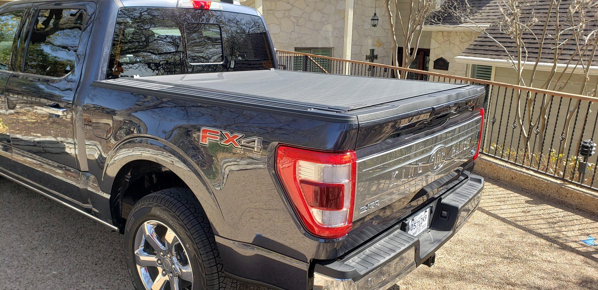 Ford F-150 Lightning Anyone received a rolling aluminum cover? 20210323_160302