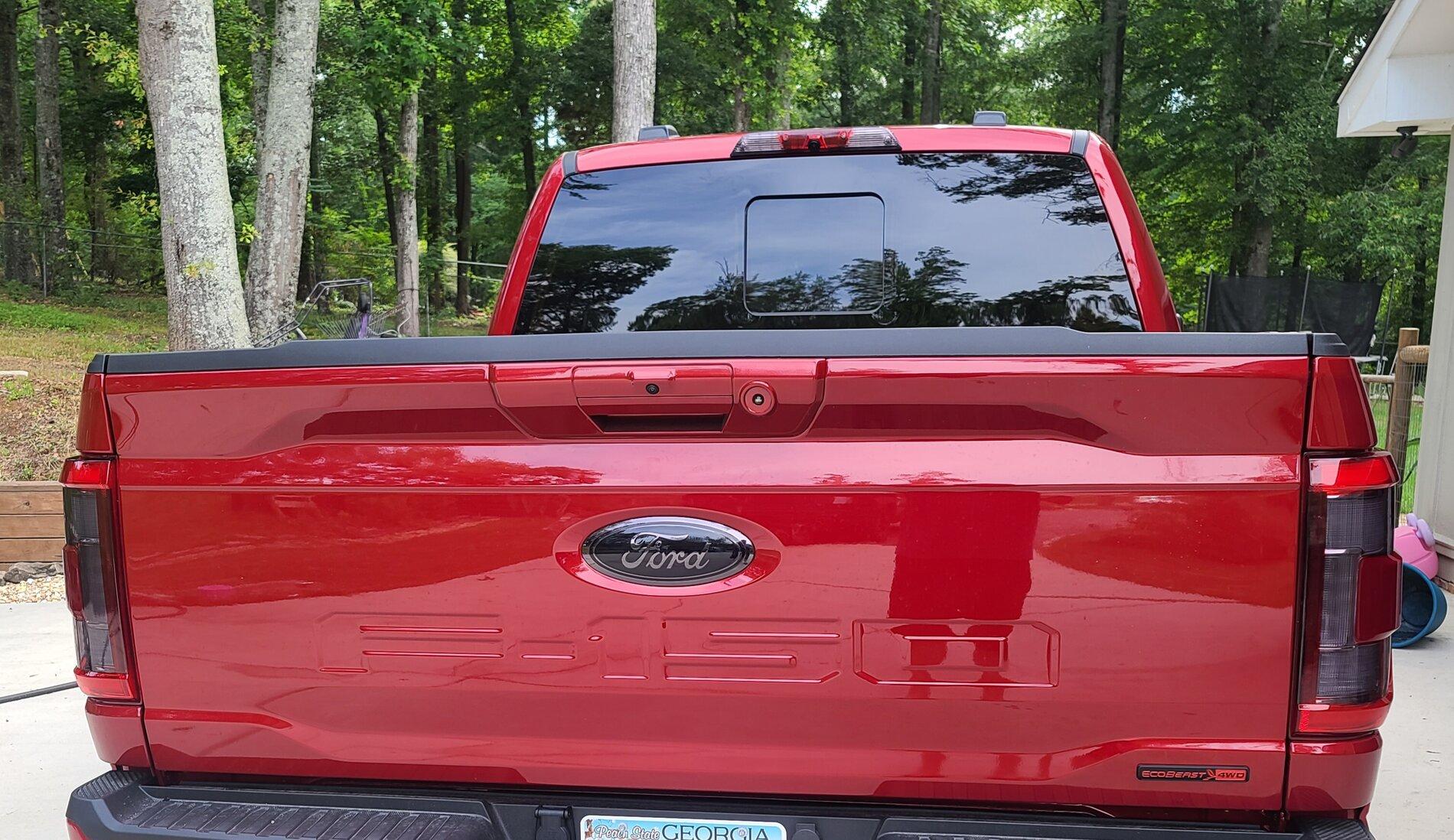 Ford F-150 Lightning Getting rid of chrome on a sport package. 20210605_172516