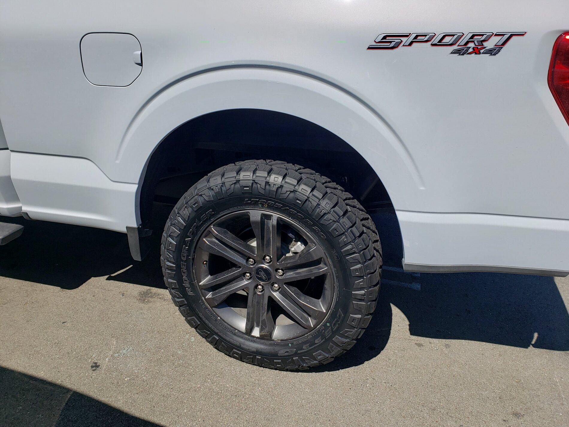 Ford F-150 Lightning Factory Wheels with Aftermarket Tire Thread 20210922_131902