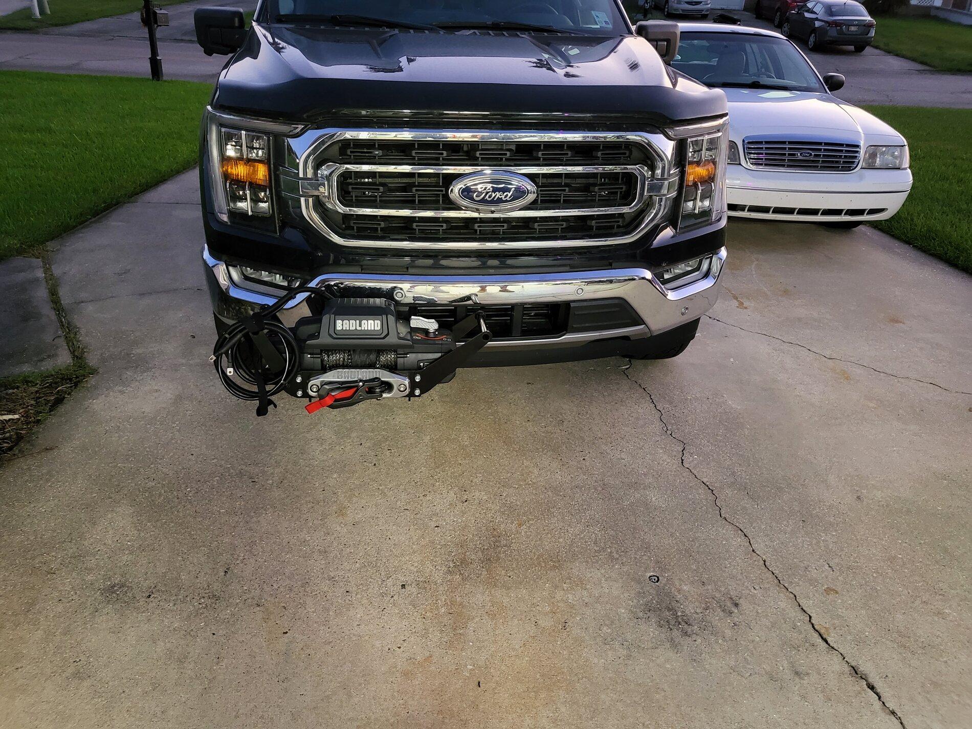 Ford F-150 Lightning Any product to convert front tow hook to hitch receiver? 20211010_185159