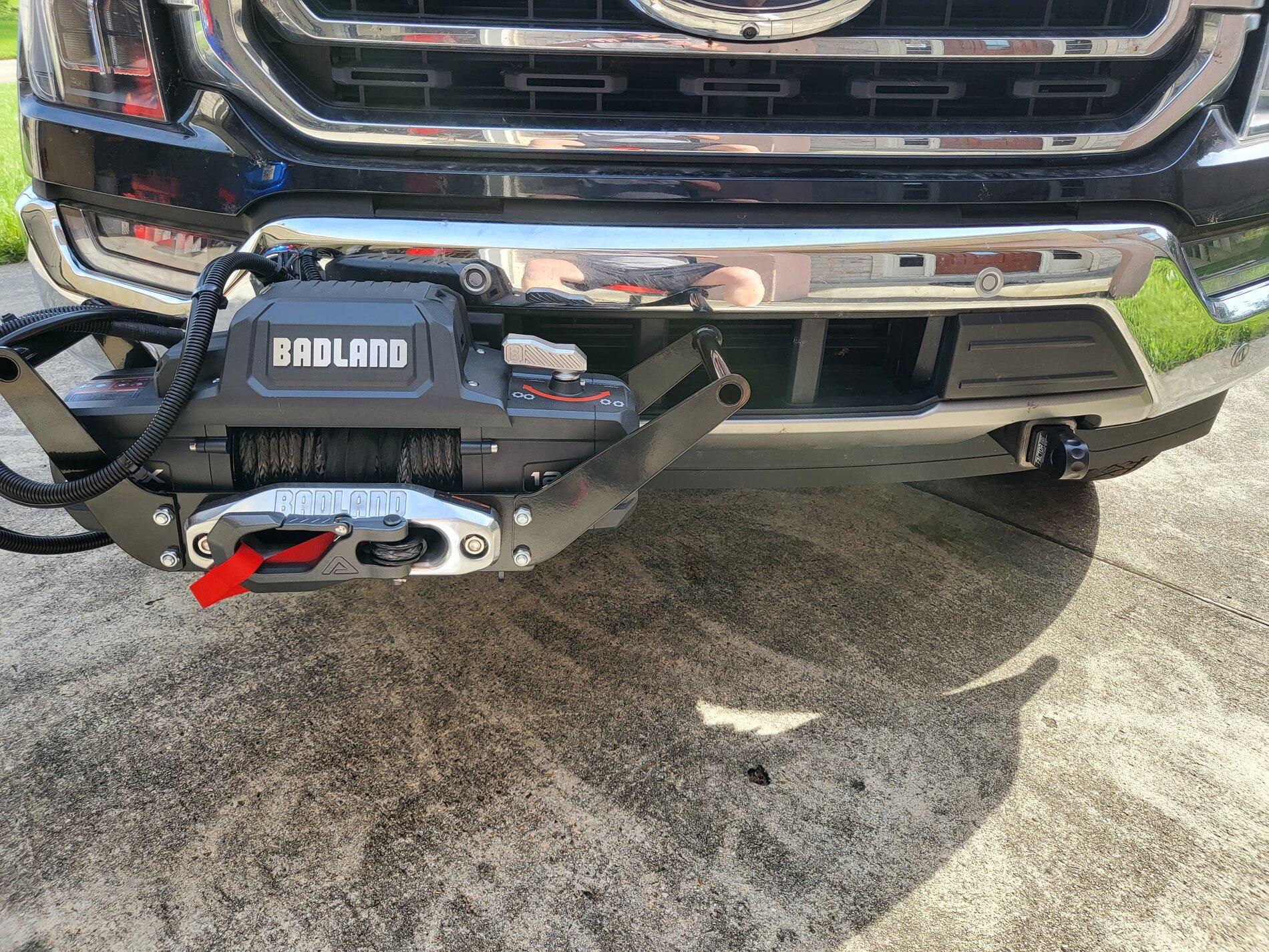 Ford F-150 Lightning Any product to convert front tow hook to hitch receiver? 20211011_095334