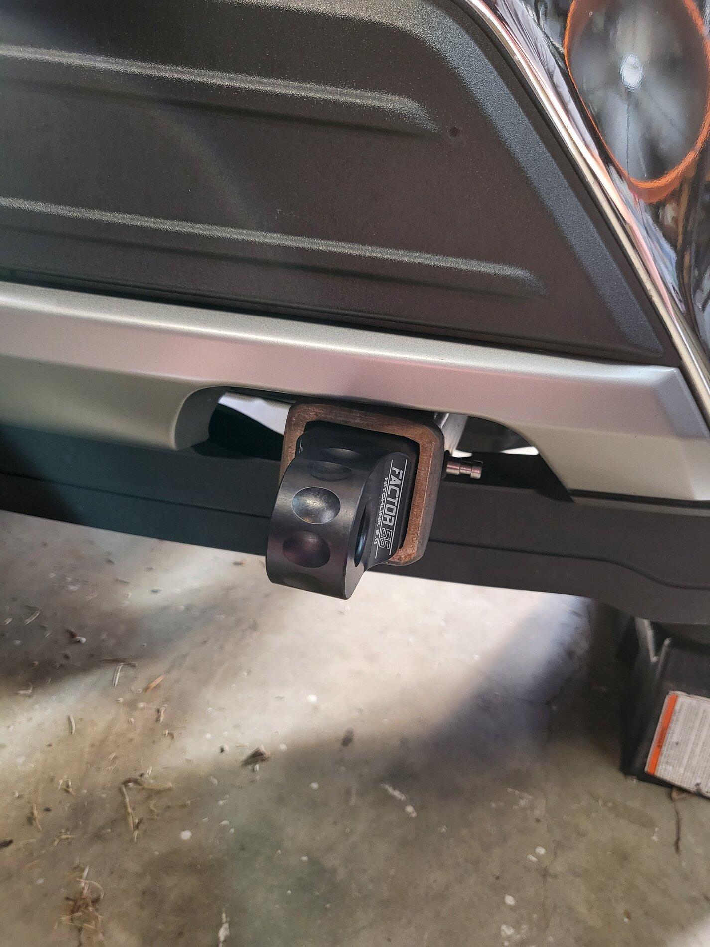 Ford F-150 Lightning Any product to convert front tow hook to hitch receiver? 20211024_165354