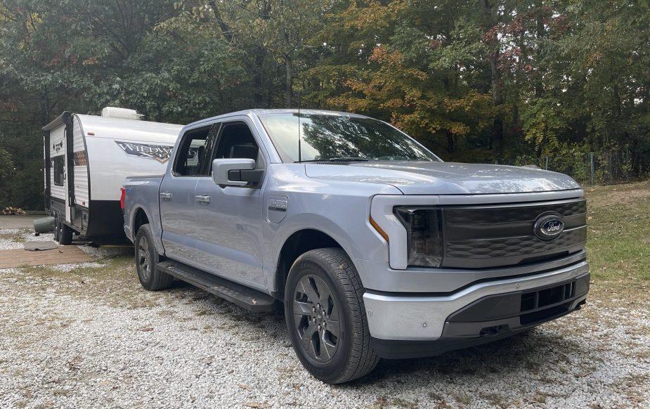 Ford F-150 Lightning Farley & Ford Execs Traveling the American West in F-150 Lightning 2022-Ford-F-150-Lightning-tow-e1665410662884