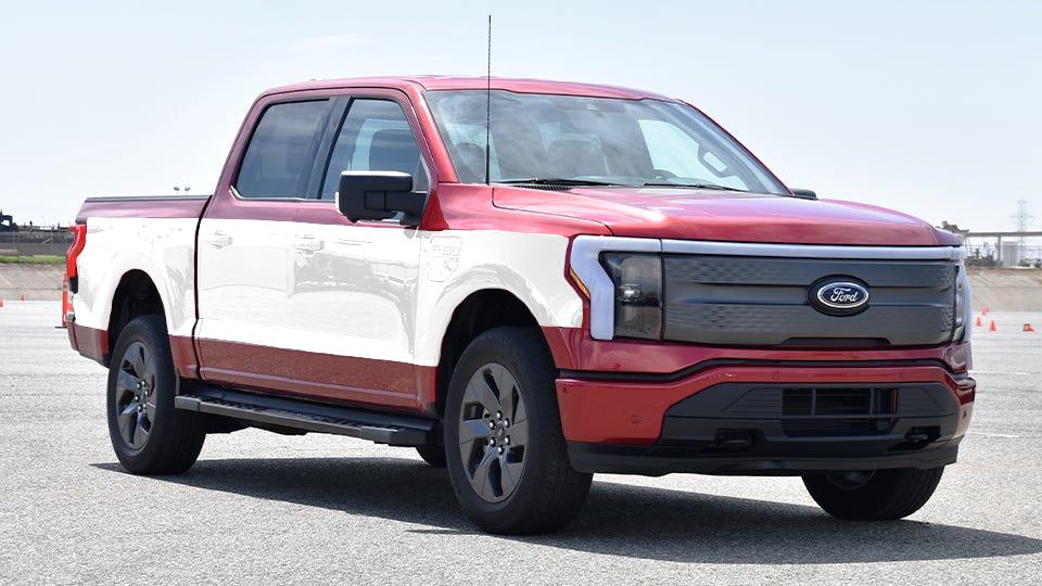 Ford F-150 Lightning Thoughts on pinstripes? 2022-Ford-F-150-Lightning-white