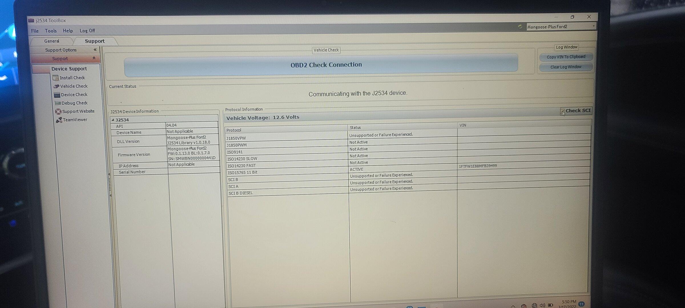 Ford F-150 Lightning ECU module programming guide using FDRS 20220317_175038