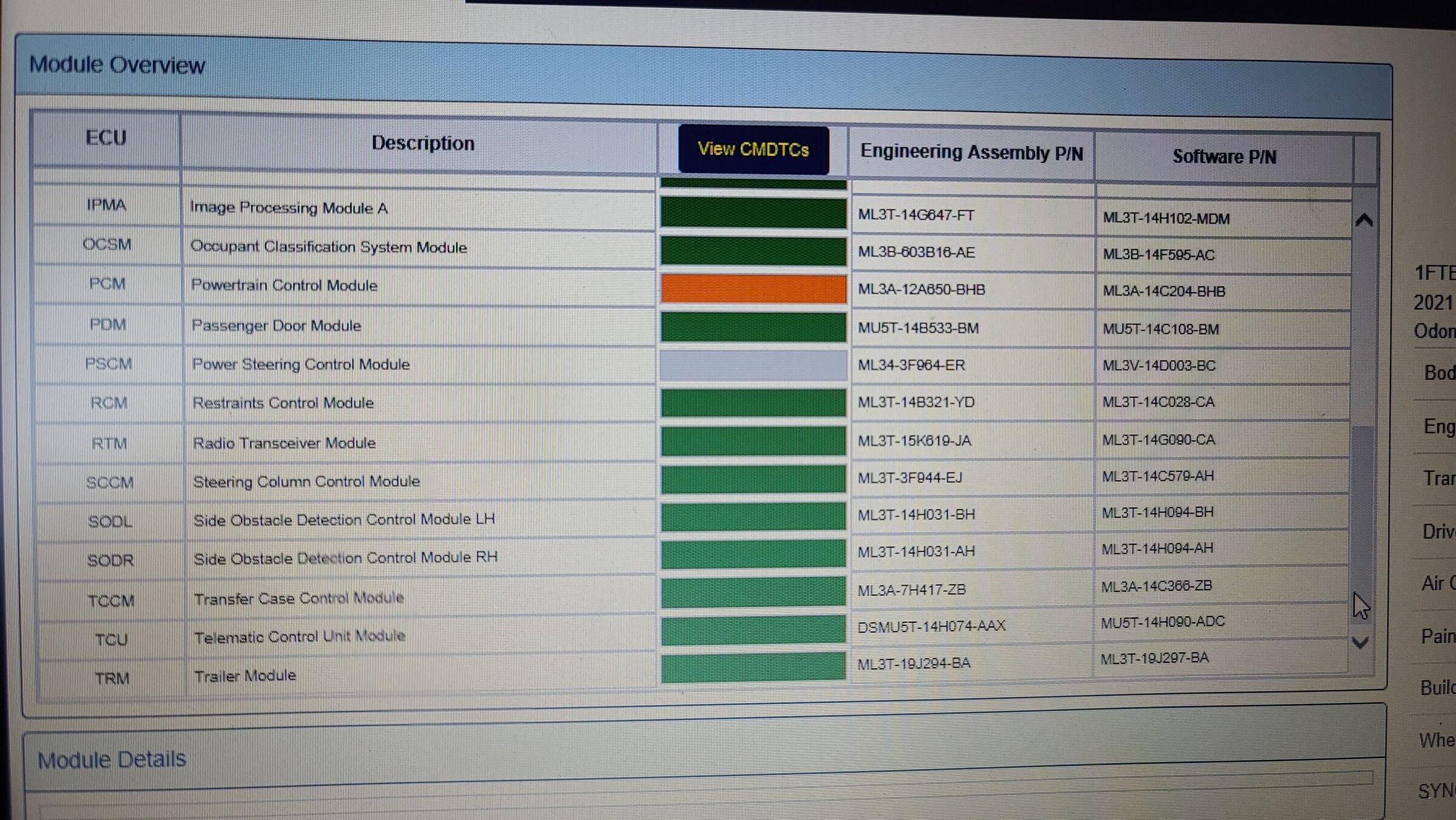 Ford F-150 Lightning ECU module programming guide using FDRS 20220325_190400